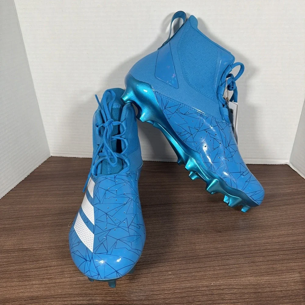 Adidas ADIZERO Chaos Size 10 Football‎ Cleats Lineman Cleats solar blue IF9718